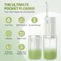 Govee/OOZZ Travel Water Flosser — преносим зъбен душ система за зъби с 6 накрайника и IPX8, снимка 2