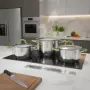 Комплект тенджери Swissgold Alana – 3 броя с капак от неръждаема стомана с 5-слойно капсулно дъно, снимка 13