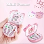 Hello Kitty Розов Телефон за Момиче, Камера, Подарък, с локация, детски телефон с капаче, за дете, снимка 5