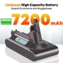 Резервна батерия 7200mAh за Dyson V10 / SV12 с филтър - НОВА, снимка 2