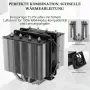 Thermalright Peerless Assassin 90 SE двукуполен CPU охладител, снимка 4