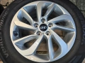 Лети джанти 17ки 5х112 Hyundai + летни гуми 225/60/17 Hankook, снимка 7