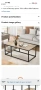 Холна маса Modern Coffee Table Loft Style – дизайнерска холна маса, снимка 1