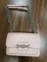 Оригинална чанта от естествена кожа Michael Kors Heather Large Shoulder Bag –Pink, снимка 2