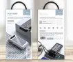 Външна батерия със соларен панел Power bank UKC 8412 10 000 Mah кабел за зареждане 4в1 Син, снимка 12