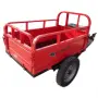 BISONTE BTA-500R Ремарке за мотокултиватор 500 кг 125x80x50 см 4x12 Ново, снимка 3
