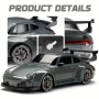 4652 RC Porsche Drift Master: 4х4 Дрифт количка с акумулаторна батерия и състезателен сет, снимка 7