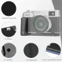 Haoge HG-XVIB L-образен алуминиев грип с Arca Swiss за Fujifilm X100VI, Черен, снимка 5