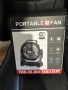 Нов Портативен вентилатор с осветление бързо зареждане и батерия, снимка 1
