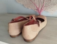 Moshulu (flats) летни пантофки/балерини – естествен велур, бежови, №40, снимка 6