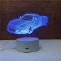 3D LED нощник „Кола" с 7 цвята и дистанционно, снимка 4