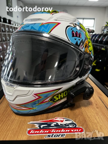 Мото Каска SHOEI NXR 2 TC-8 XL 61-62 см. ,разговорно SENA,плака,подбрадник 447.89 лв. / 229 €