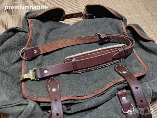 🎈 37,50 € — ФИНАЛНА РАЗПРОДАЖБА📍-50% 🏷️ Брезентова чанта тип раница - сак, снимка 8 - Сакове - 55381417