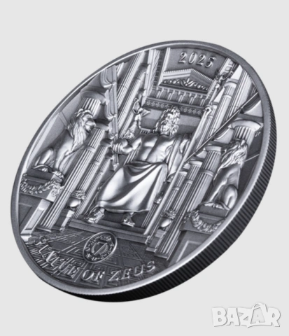 10 долара 2025 Статуята на Зевс - 100 гр.сребърна монета, снимка 4 - Нумизматика и бонистика - 54083943