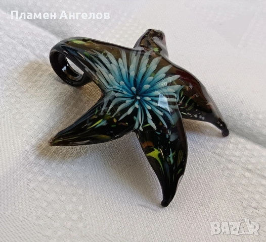Дамско кулие /висулка "Морска звезда" - Мурано. , снимка 7 - Колиета, медальони, синджири - 54772277