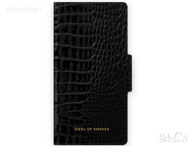 Кейс-портфейл IDEAL OF SWEDEN в NEO NOIR CROCO за iPhone 12 Pro Max, снимка 5 - Калъфи, кейсове - 54192406