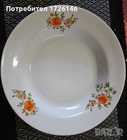 Порцеланова чиния на Дянко Стефанов 