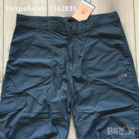 НОВИ сиви 3/4 къси панталони / бермуди MAMMUT размер 52 / L от Германия, снимка 2 - Къси панталони - 51427170