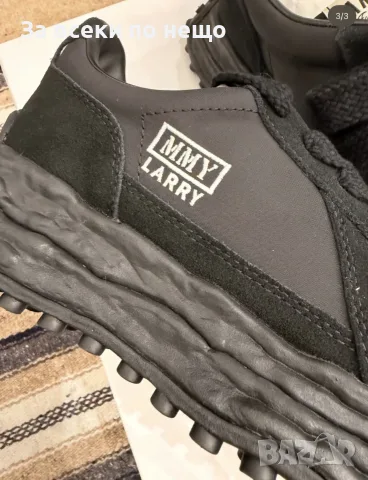 Maison Mihara Yasuhiro "LARRY" OG Sole Canvas Low-top Sneaker Black Дамски И Мъжки Маратонки К. ch49, снимка 4 - Маратонки - 55417033