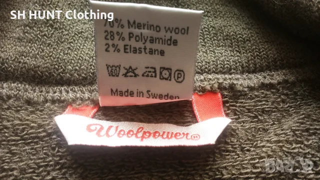 Woolpower Full Zip Jacket 70% Merino Wool размер M / L за лов термо горница 70% Мерино вълна - 2925, снимка 13 - Екипировка - 55675756