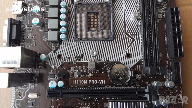 Дънна платка MSI H310M PRO-VH ( MS-7996 v1.4 ) Socket LGA1151, снимка 5 - Дънни платки - 55341492