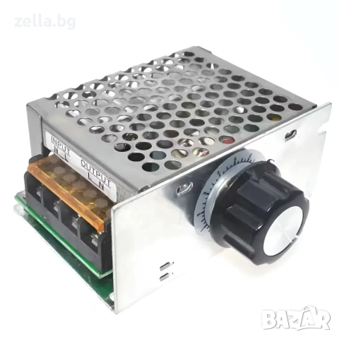 Регулатор на напрежение 4000W 220V AC – димерен модул за четкови мотори помпи и нагреватели 10001, снимка 12 - Друга електроника - 54655771