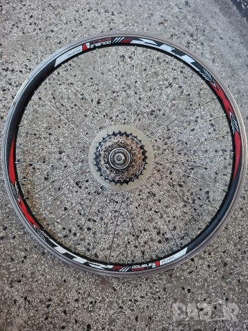 Velotec задна капла за велосипед алуминий 24" касета Shimano MF-TZ20 6 скорости/ главина
