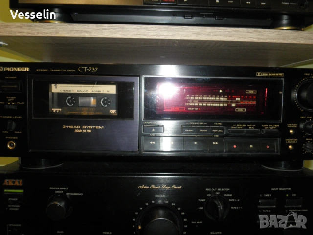Стерео касетофон Pioneer CT-737, снимка 9 - Декове - 54226739
