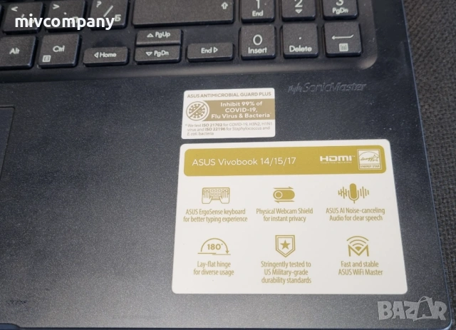 Лаптоп ASUS VIVOBOOK 15 X1504V i5 13th ssd 512 ram 8, снимка 5 - Лаптопи за работа - 54870820