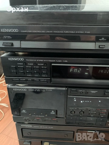 : Ретро аудио система Kenwood – Висок клас (Midi format) + Оригинално дистанционно, снимка 2 - Аудиосистеми - 54243227