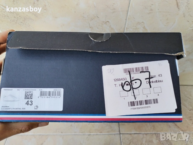 Tommy Hilfiger - страхотни мъжки кецове ЕСТЕСТВЕНА КОЖА 44, снимка 12 - Кецове - 54083451