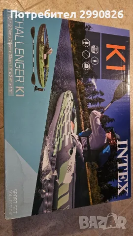 каяк intex challanger k1, снимка 10 - Водни спортове - 55418759