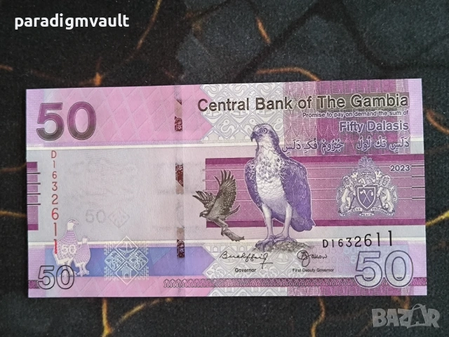 Банкнота - Гамбия - 50 даласи UNC | 2023г.