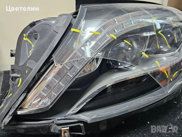 Ляв фар USA Mercedes S класа W222 lqv far мерцедес с класа 222, снимка 4 - Части - 54488074