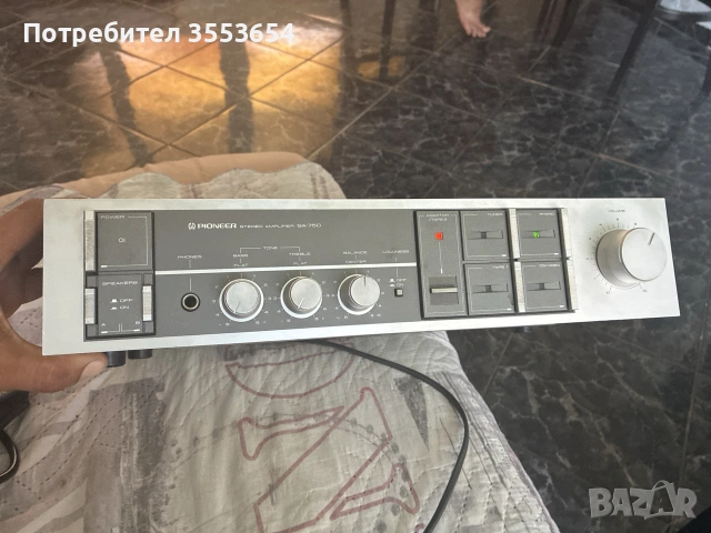 Pioneer SA-750 – Винтидж стерео усилвател, снимка 7 - Ресийвъри, усилватели, смесителни пултове - 55282423