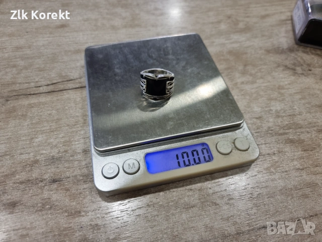 мъжки сребърен пръстен 10 гр. 925, снимка 11 - Пръстени - 54369644