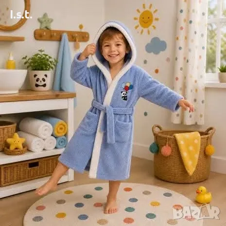 Детски и юношески халати, снимка 4 - Хавлии и халати - 55565670