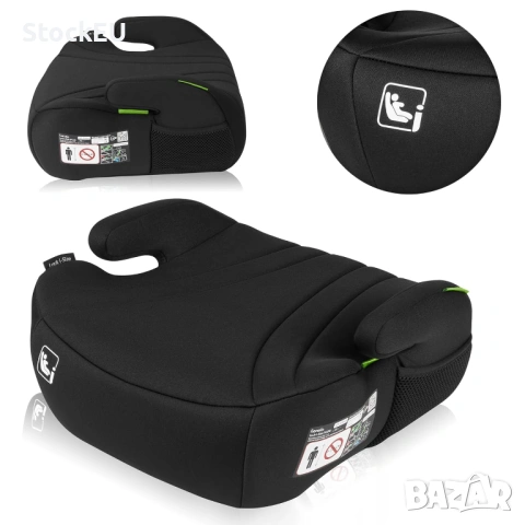 Детска седалка за кола Lionelo Luuk isize Black Carbon Бустер Столче за кола, снимка 7 - Столчета за кола и колело - 54440700