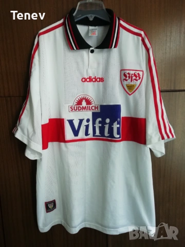 VfB Stuttgart 1996/1997 Adidas оригинална тениска фланелка Щутгарт XXL 2XL