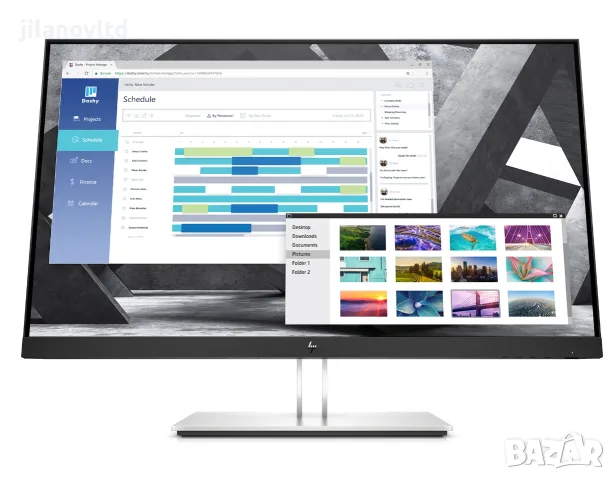 Монитор HP E27q G4 27" QHD 2560x1440 IPS с 6 месеца гаранция