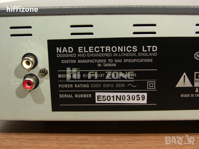 CD плеър  Nad model 501 cdp, снимка 6 - Ресийвъри, усилватели, смесителни пултове - 54203160