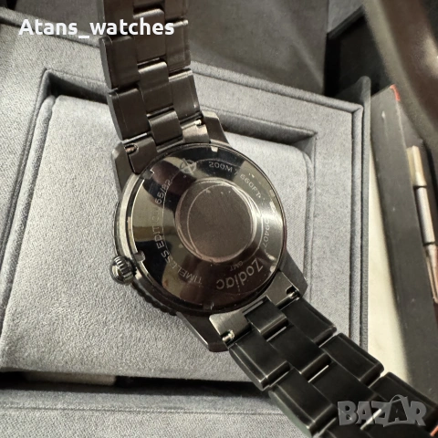 Zodiac ZO0947 Blackout GMT Limited Edition – stealth визия, която не остава незабелязана, снимка 7 - Мъжки - 55190433