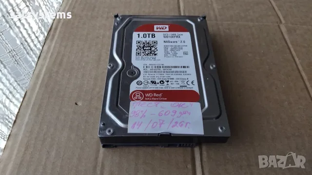 Хард диск Western Digital WD Red NASware 2.0 WD10EFRX 1.0TB SATA 6.0Gb/s 