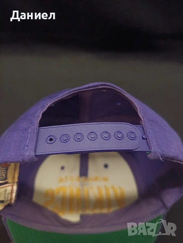 Винтидж шапка Minnesota Vikings x Starter, снимка 4 - Шапки - 55032877