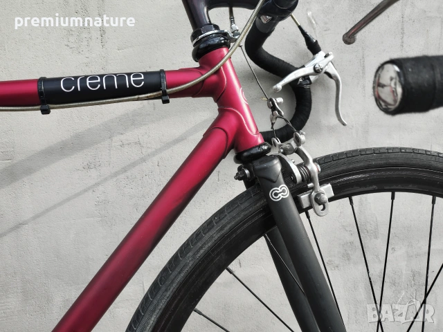 🏷️ Creme Infrared Fixie 28 / M / градски фикси шосеен велосипед от хромолибденова стомана, снимка 4 - Велосипеди - 55127843