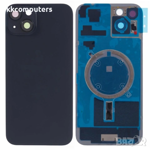OEM Заден Капак за iPhone 15 с Рамка, Стъкло за Камерата и Магнитен Ринг – 5 цвята