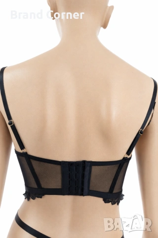 Hunkemöller сутиен бюстие с връзки и дантела - размер 80B, снимка 4 - Бельо - 54502731