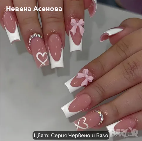 (Комплект ръчно изработени нокти), снимка 10 - Подаръци за жени - 55335218