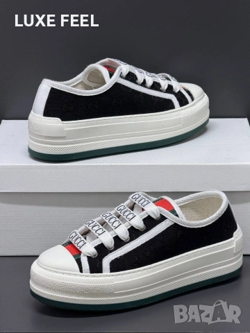 Gucci ⚜️ Дамски Кецове , снимка 6 - Кецове - 55155102
