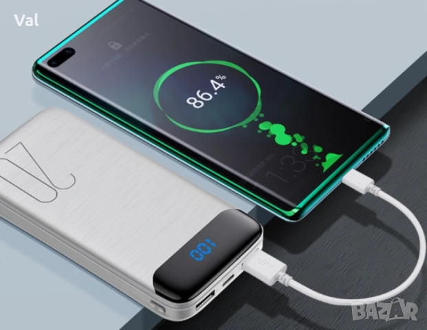 Преносима батерия KLGO KP-89 POWER BANK, снимка 9 - Външни батерии - 54785692